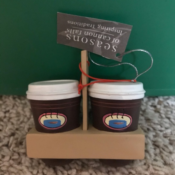 Bundle 3 Coffee Mocha Diet Christmas Ornaments NWT - Picture 2 of 4